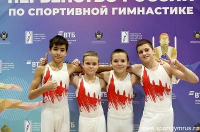 Первенство России: медали в командном многоборье